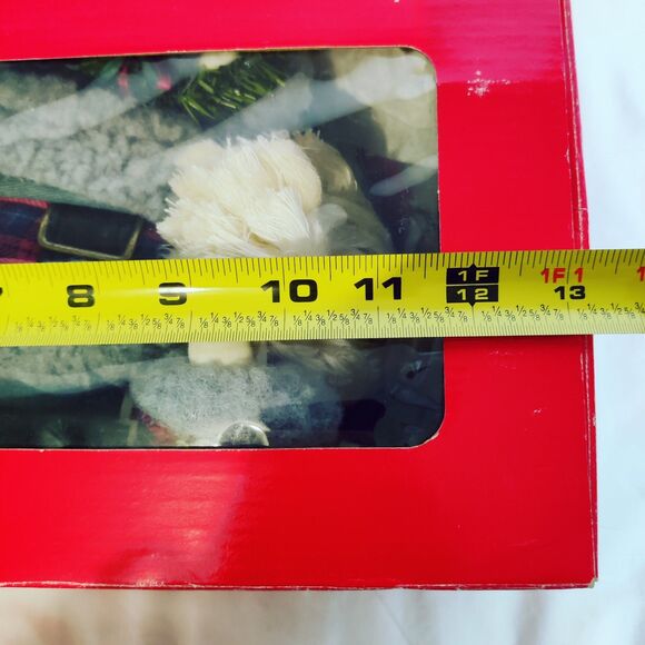 Brinn’s 1990 Collectible Edition Porcelain Santa Doll 11.5" W/ Box - Picture 14 of 16